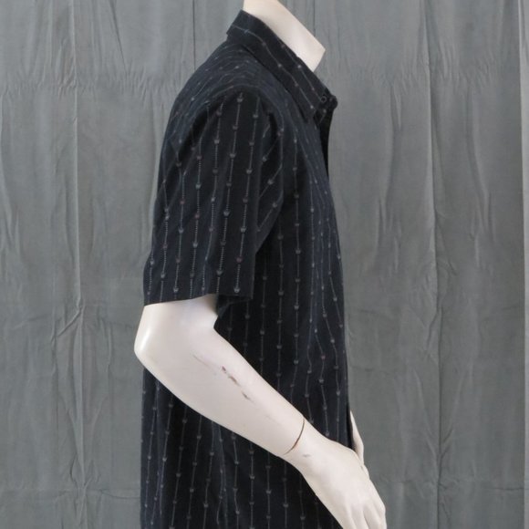 Vintage Skateboard Shirt - Ezekiel Crown Pin Stripe Button down - Men's Large - Picture 8 of 9